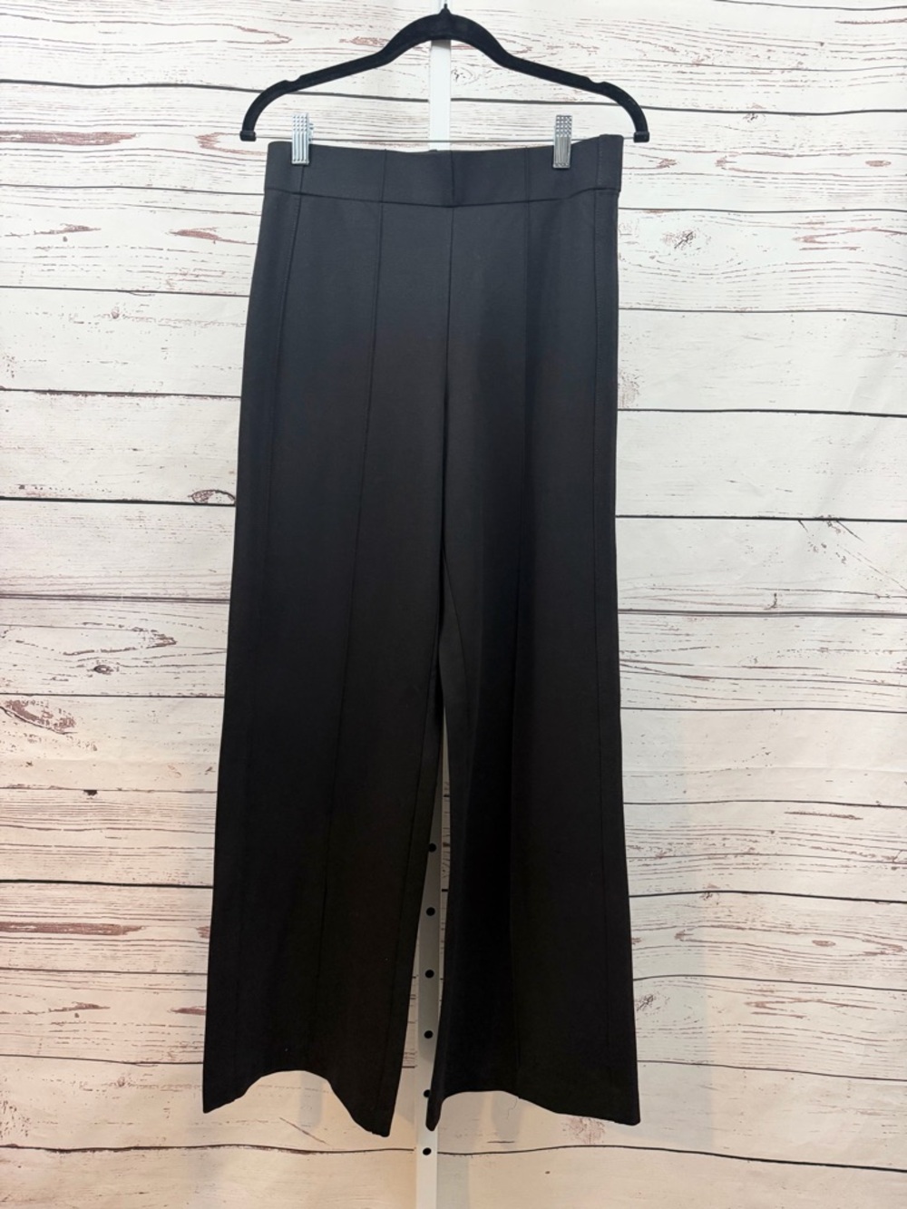 Jones & Co. Jones New York Black Wide-Leg High Waist Pants Trousers Size Small